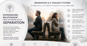 Experiencing Relationship From The Perspective Of Separation - People Development Magazine